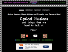 Tablet Screenshot of opticaliillusions.com